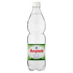 Muszynianka plus woda mineralna niskonasycona CO2 0,6 l