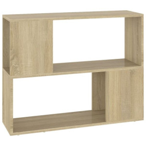 Szafka pod TV, dąb sonoma, 80x24x63 cm, płyta wiórowa
