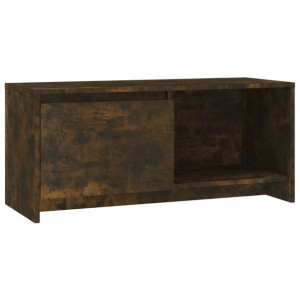 Szafka pod TV, przydymiony dąb, 90x35x40 cm, płyta wiórowa