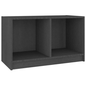Szafka pod TV, szara, 70x33x42 cm, drewno sosnowe