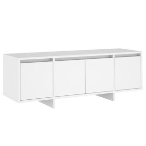 Szafka TV, biała, 120x30x40,5 cm, płyta wiórowa