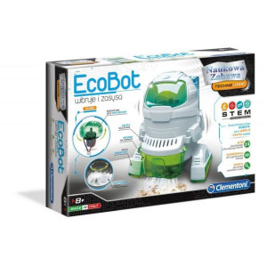 CLEMENTONI EcoBot - robot wibruje i zasysa 50061