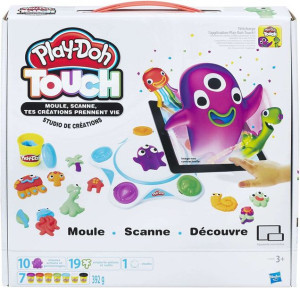 PLAY DOH TOUCH 5 tubek ciastoliny + akcesoria, aplikacja