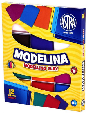 Modelina 12 kolorów ASTRA