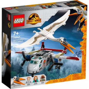LEGO Jurassic 76947 Kecalkoatl zasadzka z samolotem