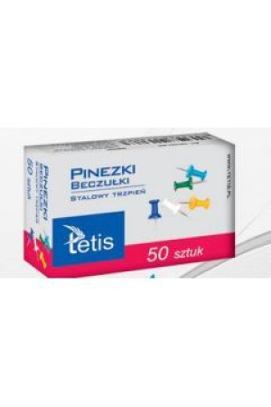 Pinezki beczułki kolorowe TETIS