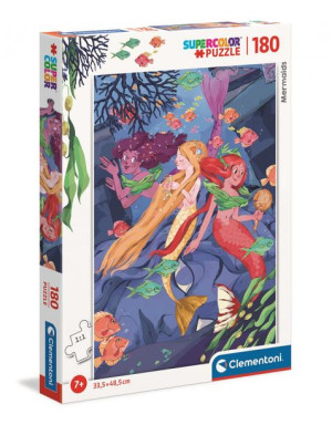 Clementoni Puzzle 180el Syreny. Mermaids 29307