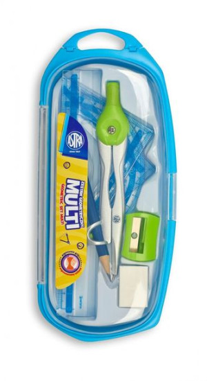 Zestaw geometryczny w etui ASTRA Multi p10 cena za1szt.