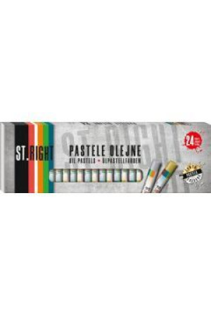 Pastele olejne 24 kolory ST.RIGHT