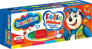 Farby plakatowe 10 kolorów 20ml MAJEWSKI mix p5