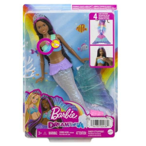 Barbie Brooklyn Syrenka Migoczące światełka Lalka