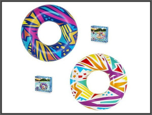 BESTWAY Kolo do plywania z uchwytami Disco 1,07m