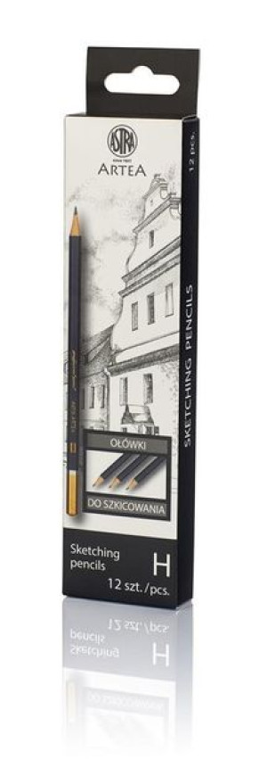 Ołówek do szkicowania H p12 Artea ASTRA, cena za 1szt.