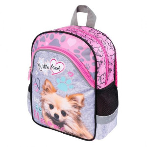 Plecak przedszkolny My Little Friend różowy pies / pink dog