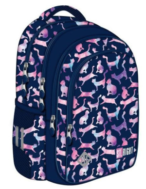 Plecak 4-komorowy STRIGHT BP-58 Cosmic cats