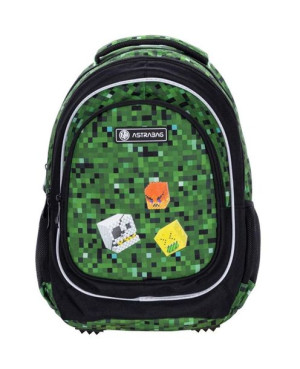 Plecak szkolny 3-komorowy ASTRABAG PIXEL ONE