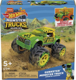 Mega Bloks Monster Trucks Gunkster Mały pojazd do zbudowania