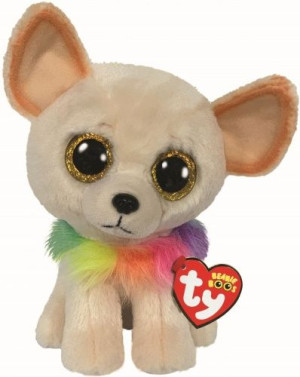 Maskotka pluszak TY BOOS CHEWEY Piesek Chihuahua 24cm 36460