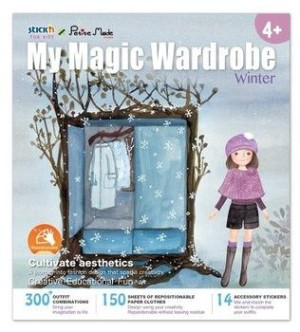 Książka do zabawy moja magiczna garderoba zima