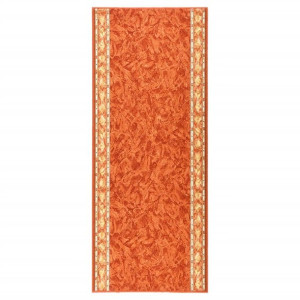 Bieżnik dywanowy, terakotowy, 100x250 cm, antypoślizgowy