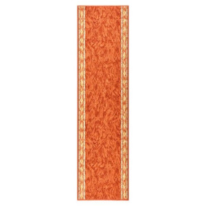 Bieżnik dywanowy, terakotowy, 67x250 cm, antypoślizgowy