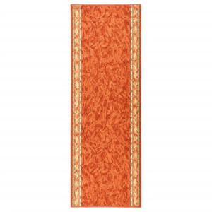 Bieżnik dywanowy, terakotowy, 80x250 cm, antypoślizgowy