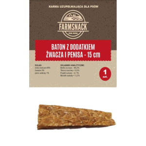 FarmSnack Baton z dodatkiem żwacza i penisa 15cm