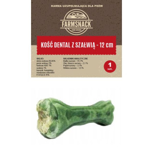 FarmSnack Kość DENTAL z szałwią 12cm