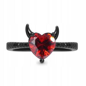 GNOCE - Pierścionek Devil with a Kind Heart r. 8