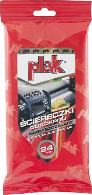Atas Plak Ściereczki Do Kokpitu Pomarańcza 24szt