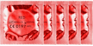 5 Czerwonych Prezerwatyw Amor Red