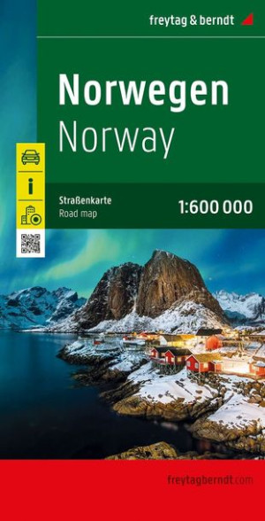 NORWEGIA mapa drogowa 1:600 000 FB 2022