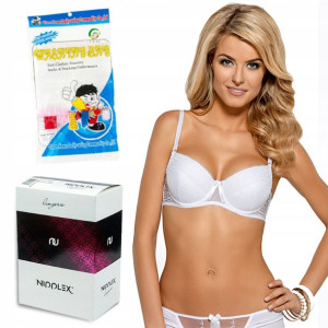 Biustonosz push up Olga Nipplex biały 85C