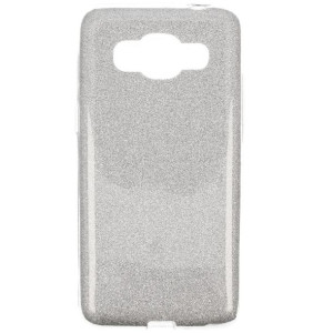 Etui Glitter Samsung G530 Srebrne