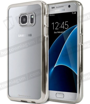Etui Ramka Ring 2 Samsung G955 S8+ Srebrne