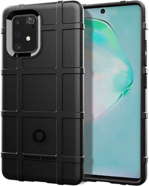 Etui Samsung Galaxy Note 10 Lite Pancerne Rugged Square Czarne