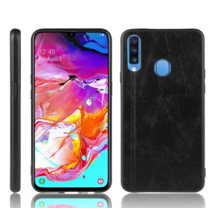 Etui Samsung Galaxy A20s Skórzane Slim Case Czarne