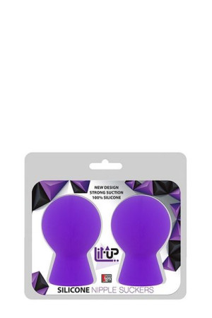 Pompka Lit Up Nipple Suckers Small Purple