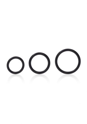 Pierścień Silicone Support Rings Black