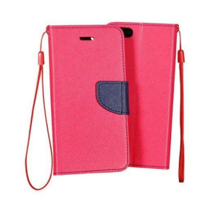 Etui Portfel Fancy Alcatel Pixi 4 Różowe