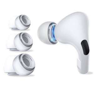Gumki Silikonowe Do Apple Airpods Pro 3-pak Tech-protect Białe