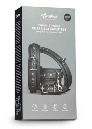 Kajdanki-thigh & Wrist Cuff Set