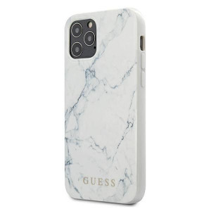 Oryginalne Etui Iphone 12 / 12 Pro 6,1" Guess Guhcp12mpcumawh Białe