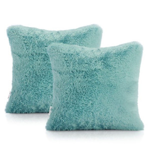 Ameliahome Poszewki Z Mikrofibry 2 Sztuki Lovika Blue 45x45*2