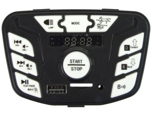 Panel Muzyczny Do Pojazdu Na Akumulator Jc999 12v