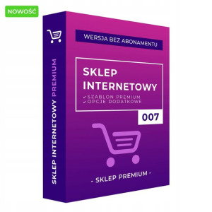 Sklep Internetowy + Szablon Premium 007 + Integracje