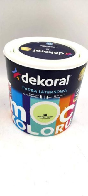 PPG MOC KOLORU limonkowy sorbet  2,5 L