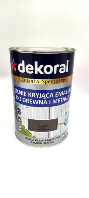 PPG EMAKOL STRONG szary jasny matowy 0,9L