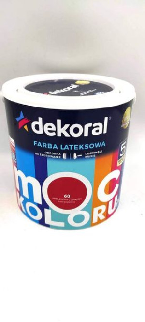 PPG MOC KOLORU królewska czerwień 2,5 L