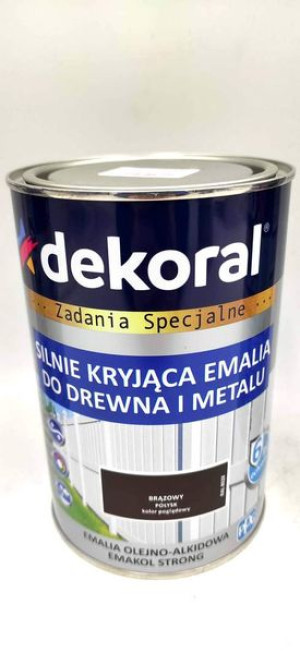 PPG EMAKOL STRONG brązowy 0,9L